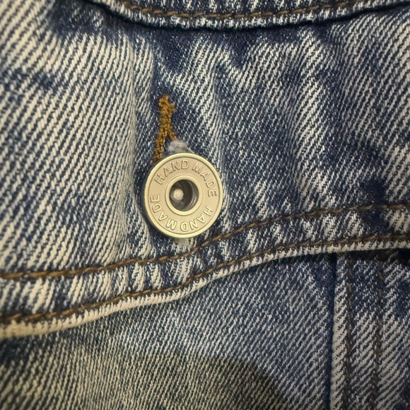 Two-Tone Jeans Jacket - Picture 3 of 4